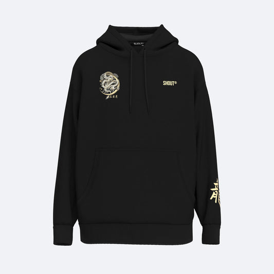 Shout Dragon On The Moon Oversize Hoodie