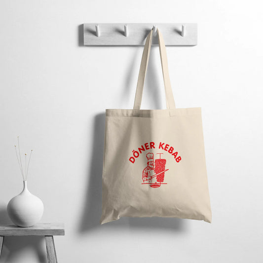 Shout Lokal Döner Kebab Master Beige Tote Bag
