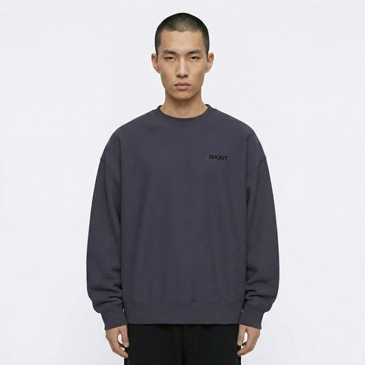 Shout Oversize Basic Unisex Sweatshirt