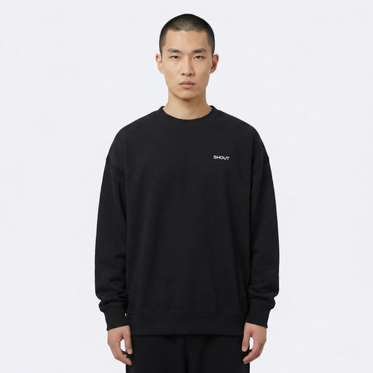 Shout Oversize Basic Unisex Sweatshirt