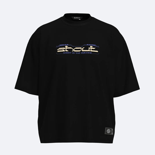 Shout Oversize Ghost In The Machine Boxy Fit Unisex T-Shirt