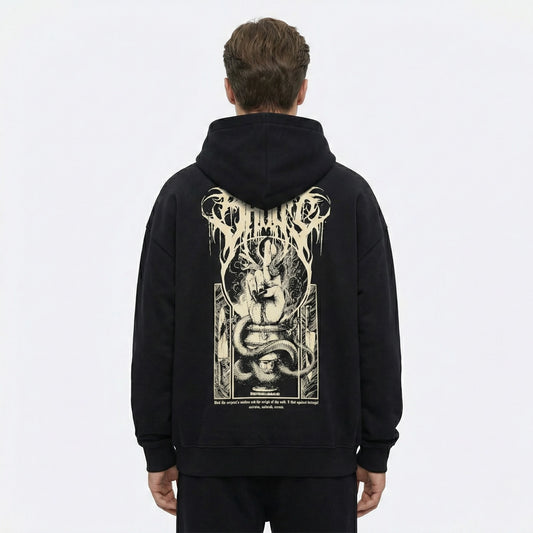 Shout Oversize Serpents Oath Unisex Hoodie