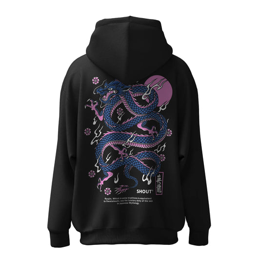 Shout Oversize The Legend Of Ryujin Unisex Zip Up Hoodie