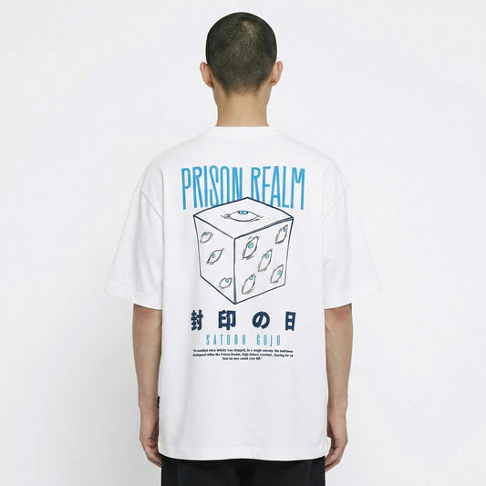 Shout Prison Realm Unisex Oversize Tişört