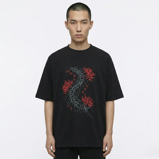 Shout Tokyo Ghoul Crimson Mukade Unisex Oversize Tişört