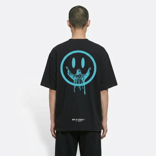 Shout Oversize Why So Serious ? Oldschool Unisex T-Shirt