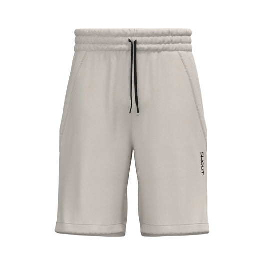 Oversize Shout Basic Jogging Fit Bermuda Beige Short