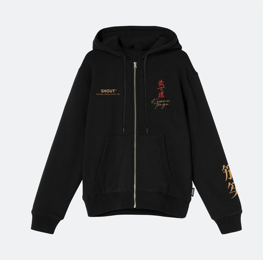 Oversize Shout Kurama Tengu Unisex Zip Up Hoodie