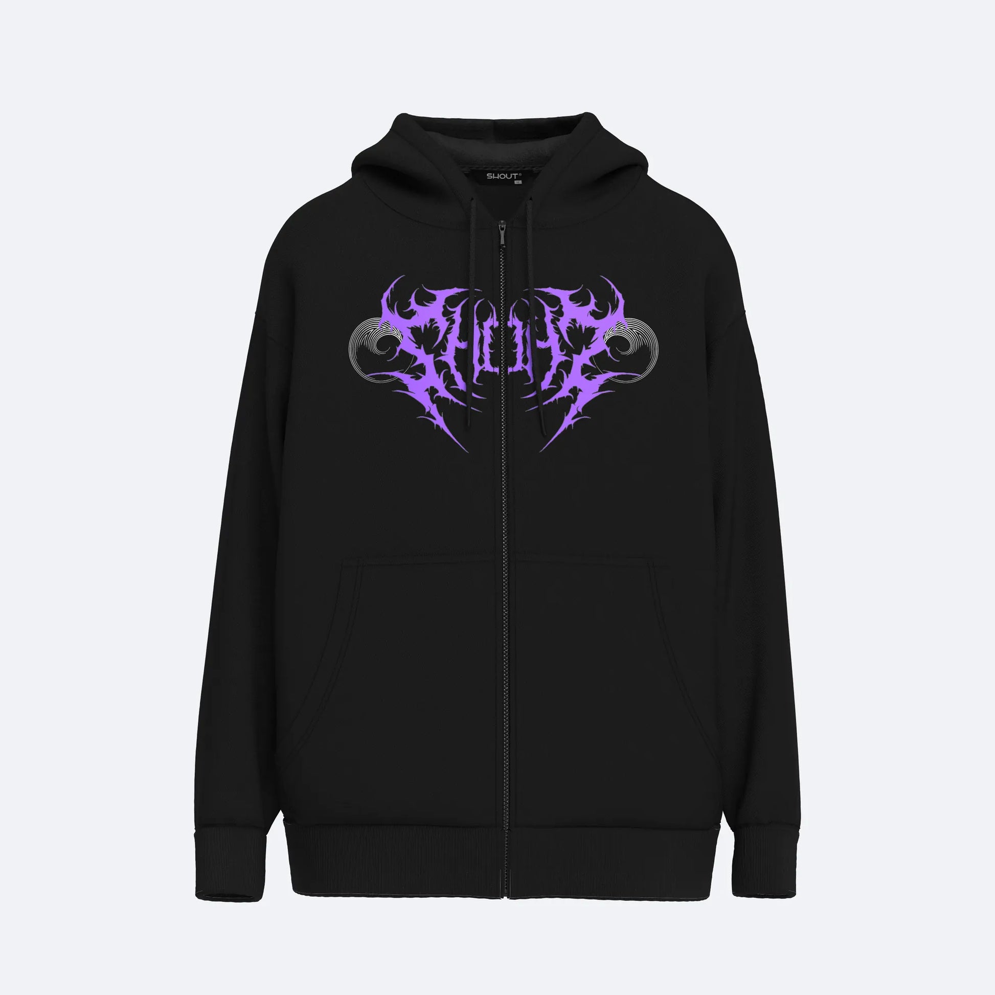 Oversize Shout Limited Edition Caim Unisex Zip Up Hoodie