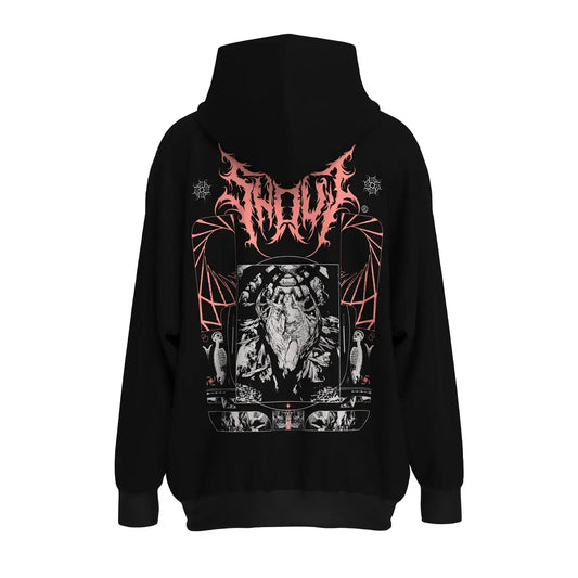 Oversize Shout Pandora Greek Myth Unisex Zip Up Hoodie