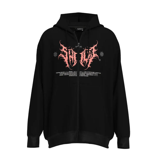Oversize Shout Pandora Greek Myth Unisex Zip Up Hoodie