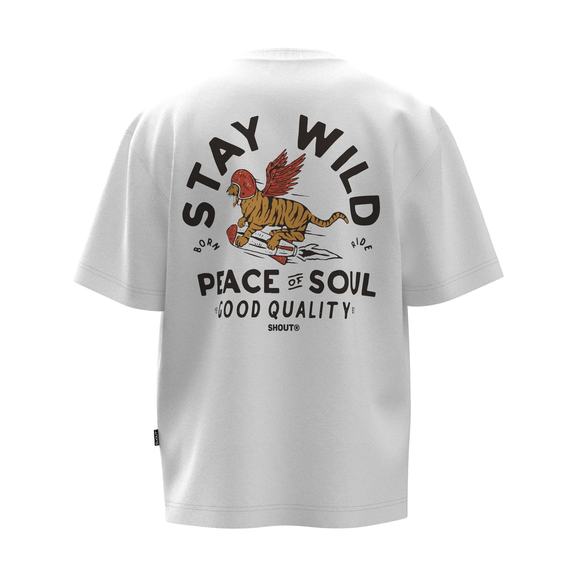 Oversize Shout Stay Wild Unisex T-Shirt