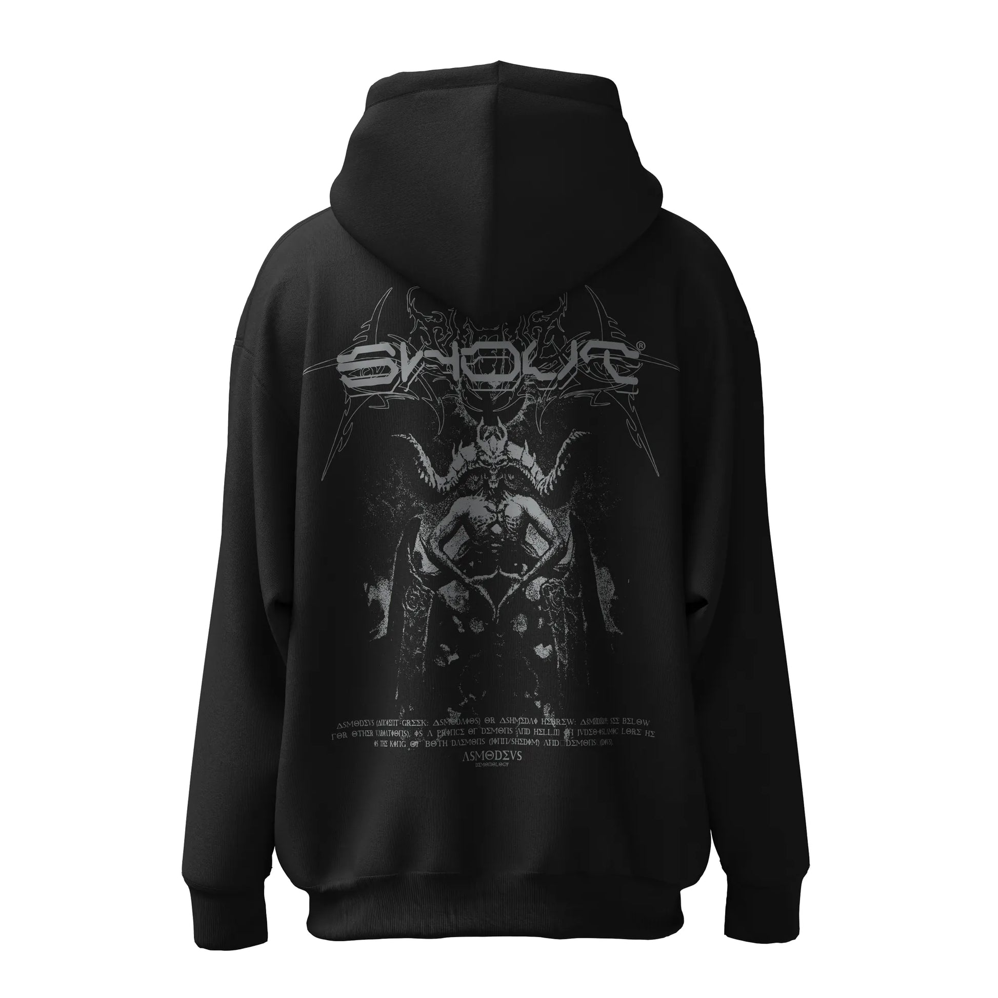 Shout Oversize Asmodeus Unisex Zip Up Hoodie