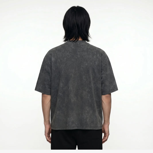 Shout Oversize Boxy Fit Heavyweight Washed Unisex T-Shirt