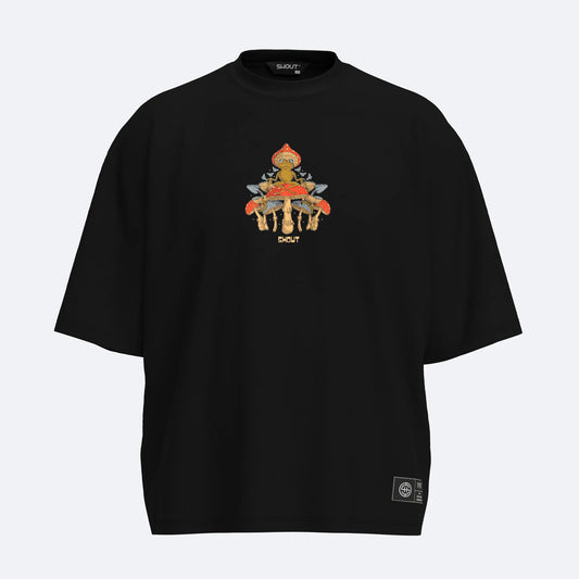 Shout Oversize Fifth Dimension Frog Boxy Fit Unisex T-Shirt