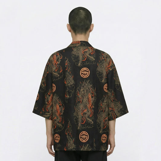 Shout Oversize japanese Kirin Unisex Kimono