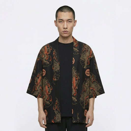 Shout Oversize japanese Kirin Unisex Kimono