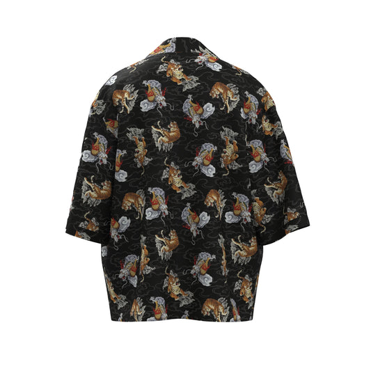 Shout Oversize Japanese Tiger vs Dragon Unisex Kimono
