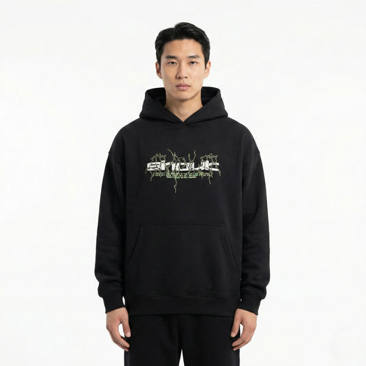 Shout Oversize Night Crawler Unisex Hoodie