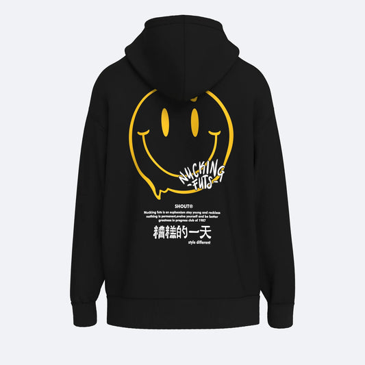 Shout Oversize Nucking Futs Oldschool Unisex Hoodie