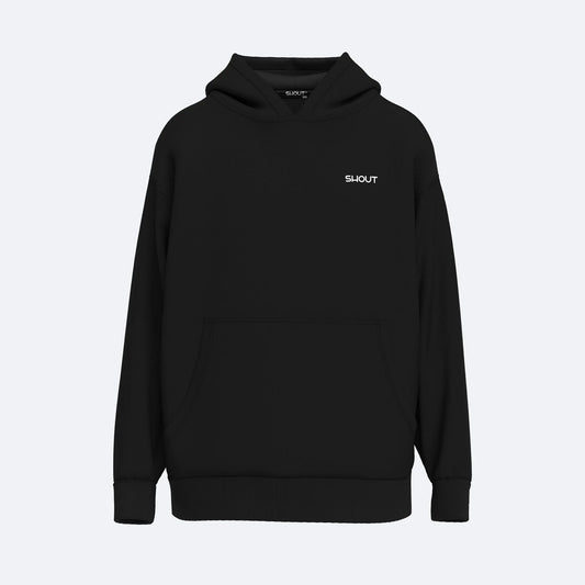 Shout Oversize Samurai Silhouette Unisex Hoodie