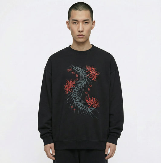 Shout Oversize Tokyo Ghoul Crimson Mukade Unisex Sweatshirt