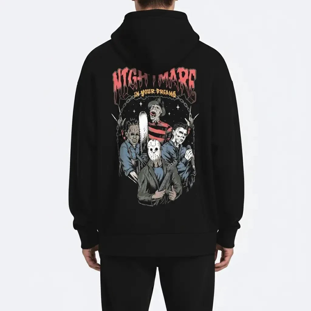 Shout Oversize We Are Nightmare In Your Dreams Unisex Hoodie