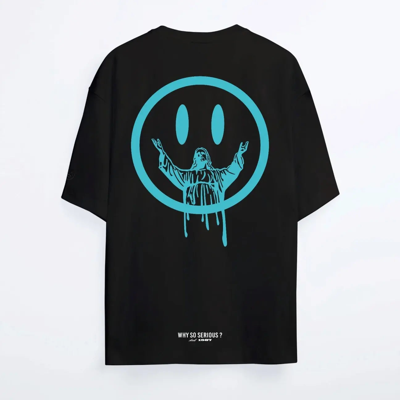 Shout Oversize Why So Serious ? Oldschool Unisex T-Shirt