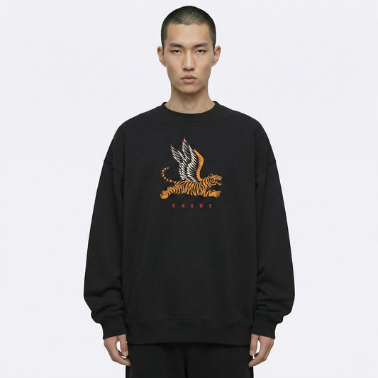 Shout Oversize Wild Hunt Unisex Sweatshirt