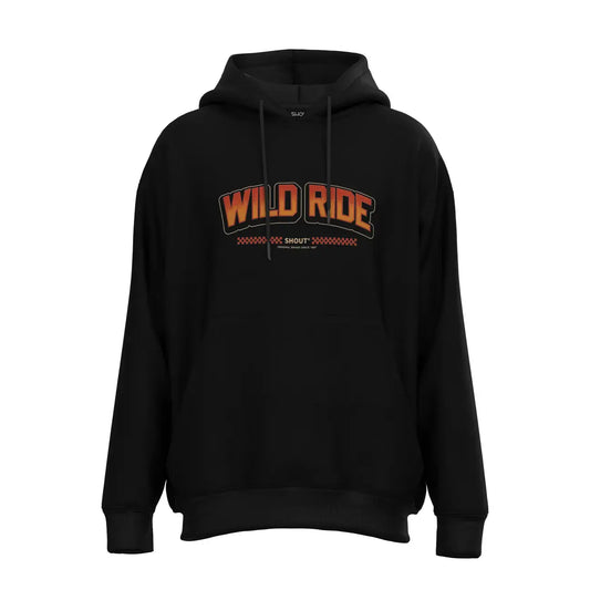 Shout Oversize Wild Ride Live Fast Old School Unisex Hoodie