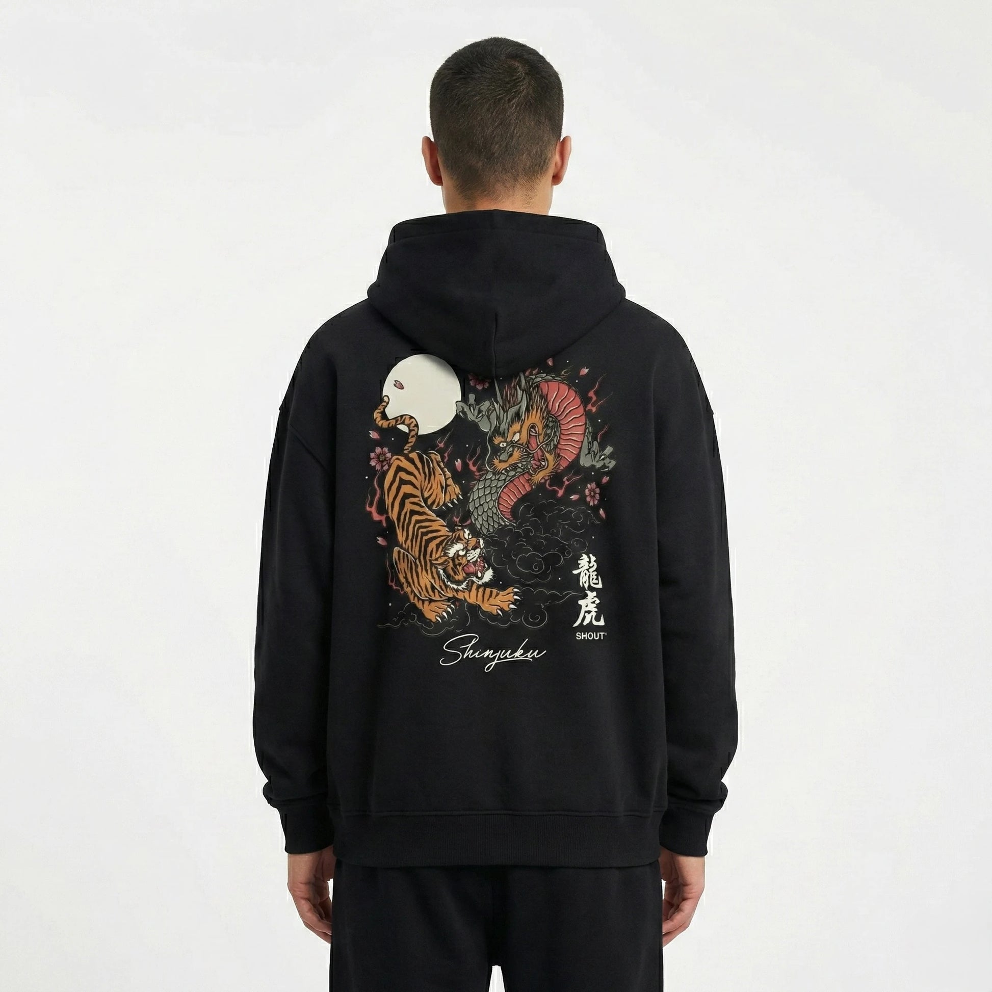 Shout Tokyo Shinjuku Tiger vs. Dragon Unisex Oversize Hoodie