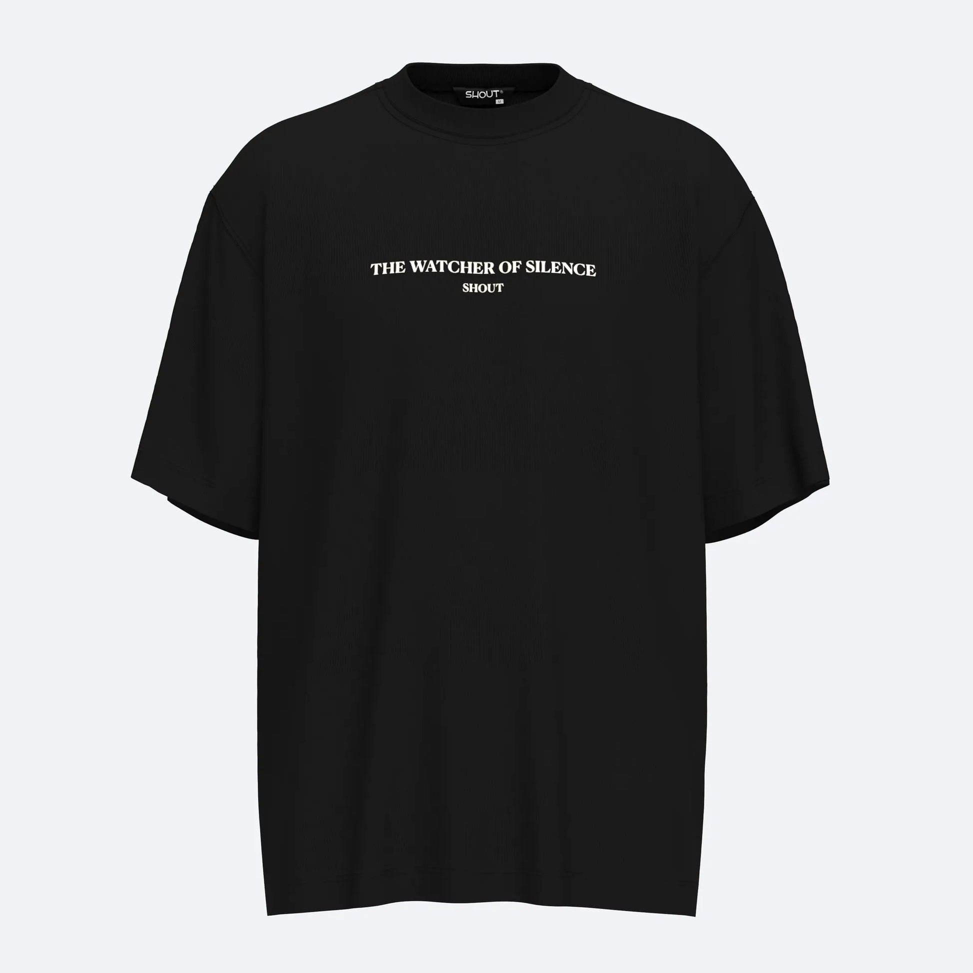 Shout Watcher Of Silence Unisex Oversize Tişört